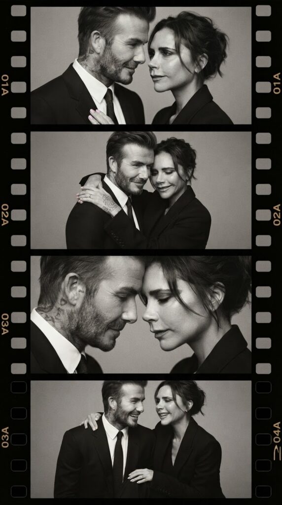 Intimate Film Strip Couple Portraits