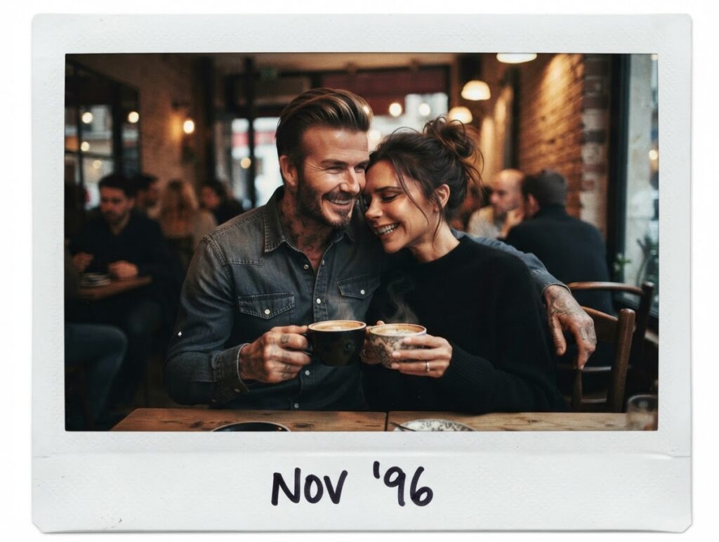 Polaroid-Style Couple Photo