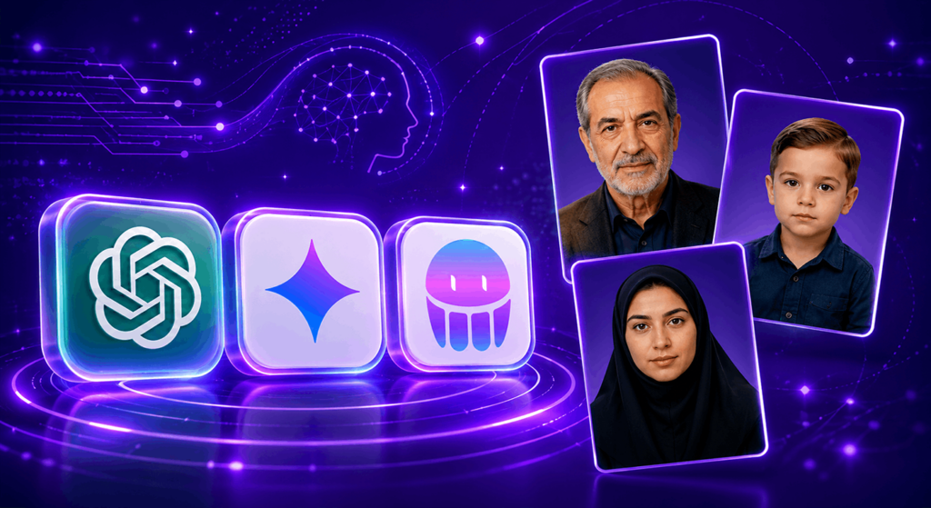 انواع پرامپت عکس پرسنلی 4×3 با هوش مصنوعی