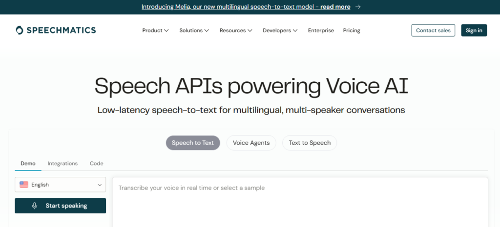 Speechmatics